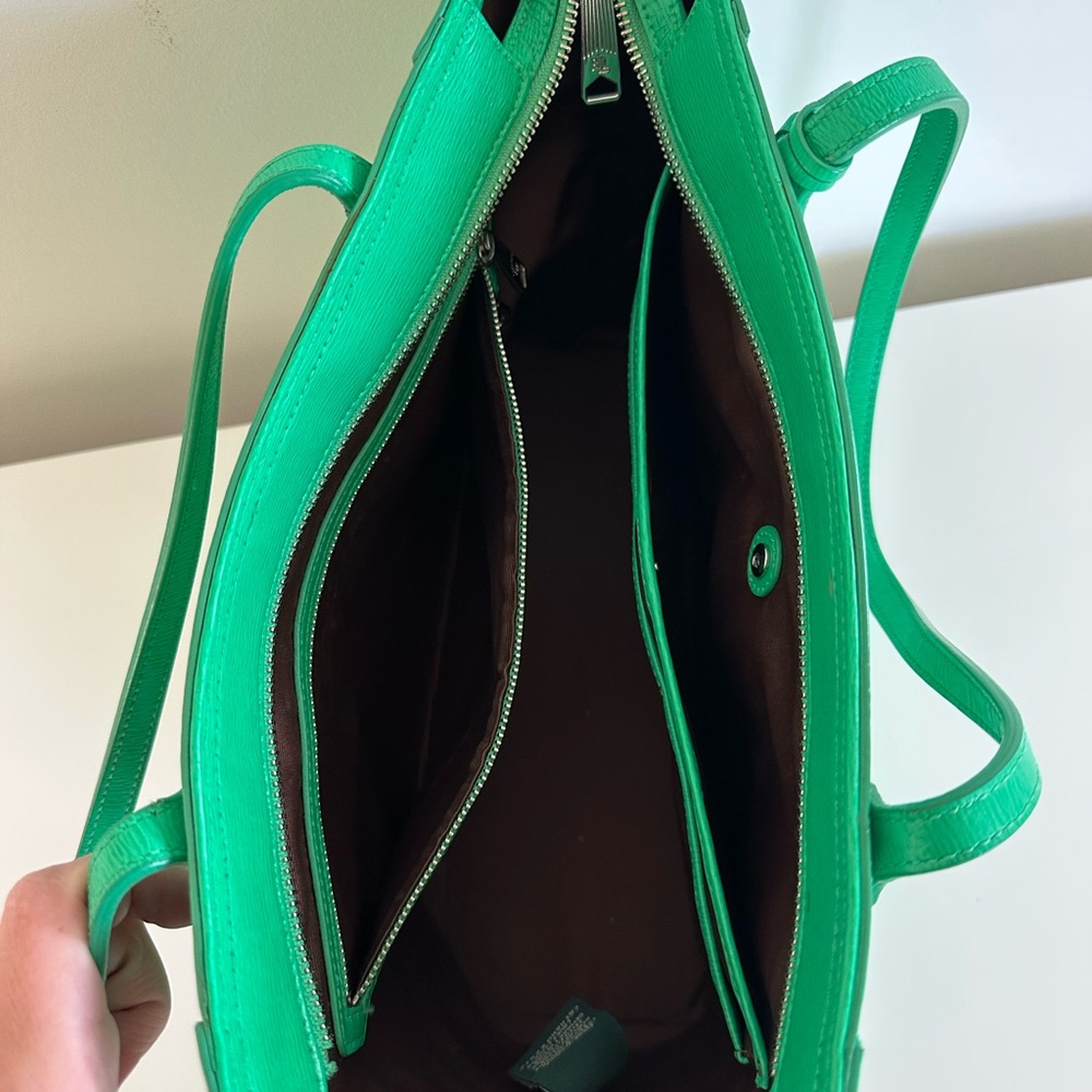 Ralph Lauren Vibrant Green Tote - Picture 4 of 9